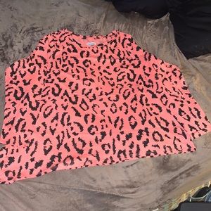 NWOT Seed To Style Animal Print Long Sleeve Top